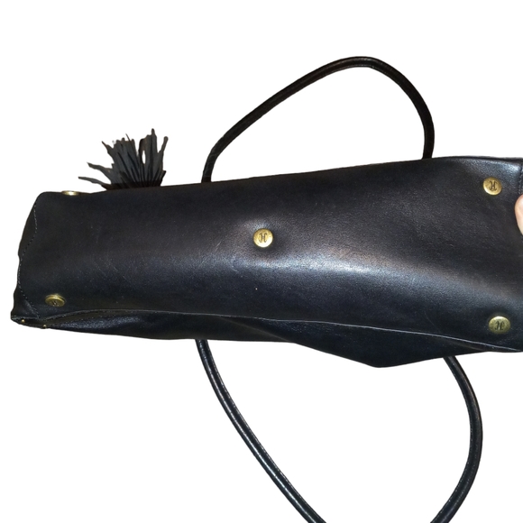 Cole hann vintage black and gold leather purse - Picture 8 of 10